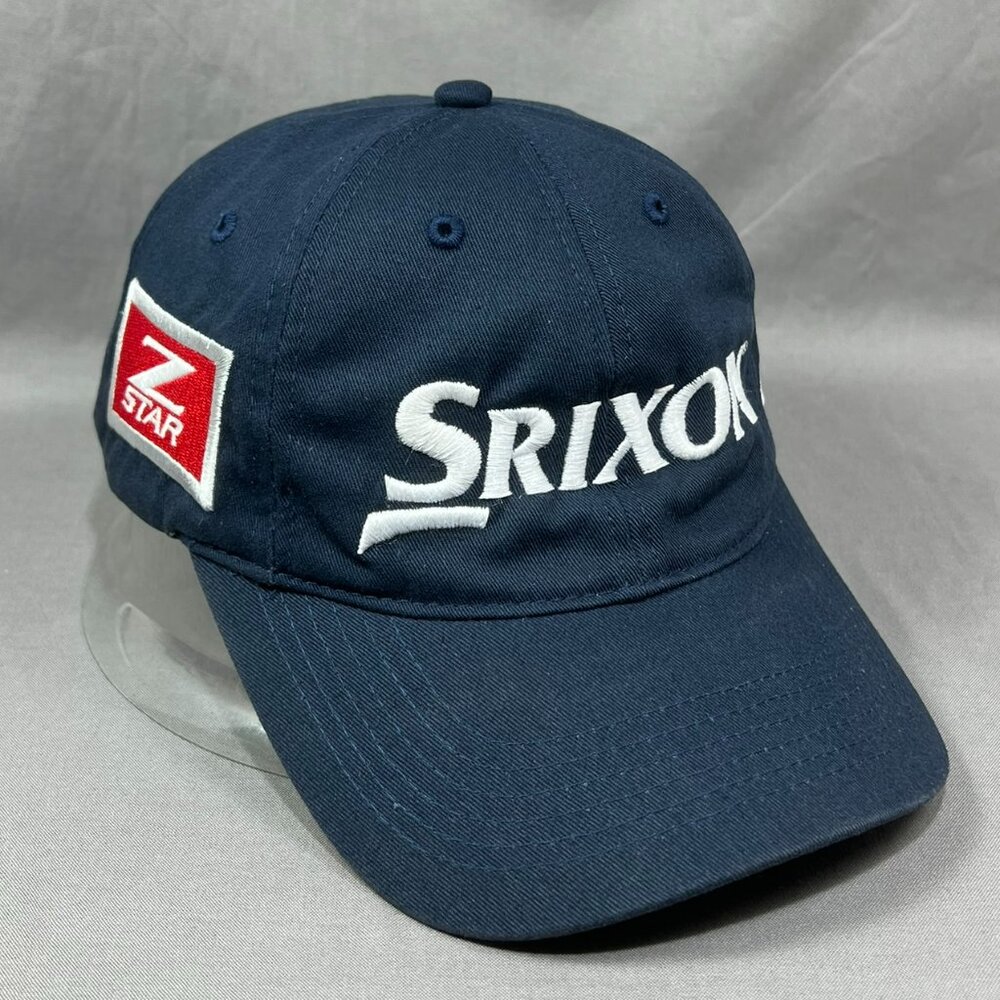 Srixon Z Star Cleveland Golf Strapback Hat Tour Golfer Navy Adjustable Dad Mens